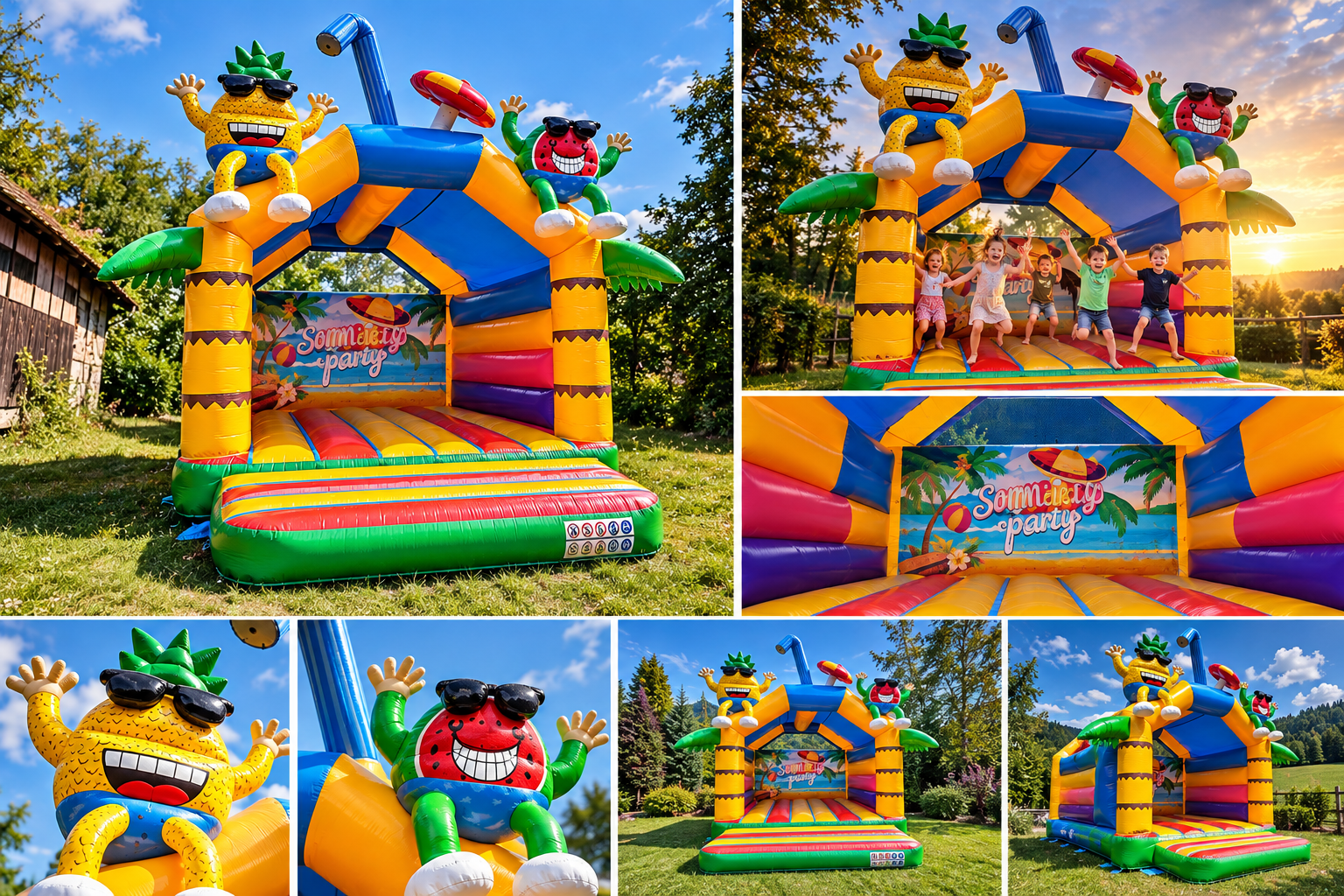 Sommerparty Hüpfburg Galerie